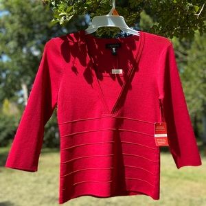 Cable & Gauge Red body shaping shirt